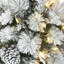 Arbre de bassin en forme de chiwaw enneigé 22 po avec lumières DEL The Holiday Aisle®