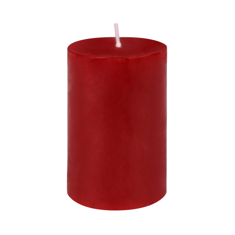 Bougie flottante non parfumée, 1, Rouge, 2 po x 3 po