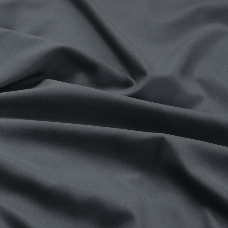 Luxury 4-Piece Microfiber Duvet Cover Complete Set, Charcoal, Single Duvet Cover + 2 Additional Pieces