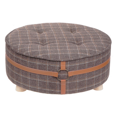 Tabouret décoratif velours Benge