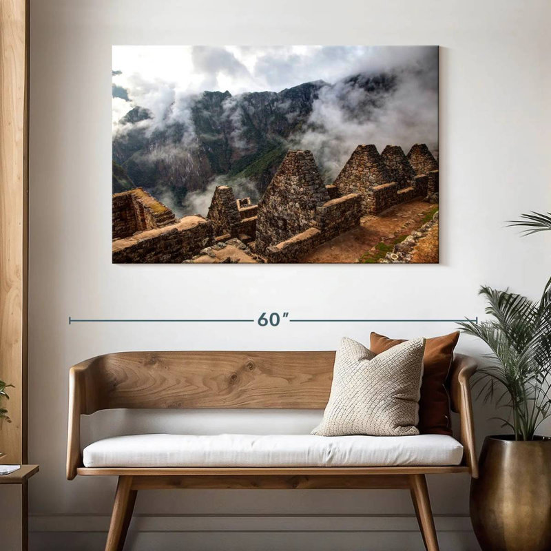 Lilie nuageux Machu Picchu, H 32 po x l 48 po