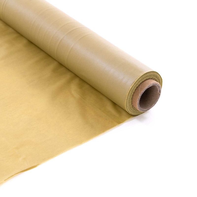 Rouleaux de nappe en plastique jetables, Or