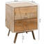 Jazmin 40cm W Solid Wood Bedside Table