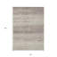 Tapis extérieur lavable rayé taupe et beige 10 pi x 14 pi