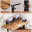 Mallus 120CM x 60CM Electric Height Adjustable Standing Desk-1903795302-1965872726