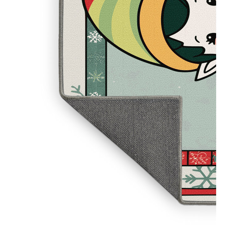 Tapis vacances de Noël The Holiday Aisle®, Rectangle 5 pi x 7 pi