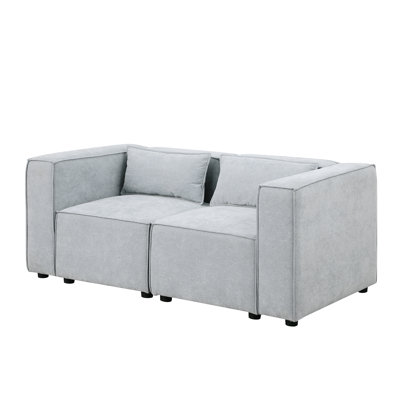Modular Sofa Chenille Fabric,  Simple And Grand, The Seat And Back Is Very Soft. This Is Also A Knock Down Sofa