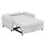 Canapé-lit convertible de 52,8 po, canapé-lit, canapé-lit capitonné en chenille avec dossier réglable, ports USB-1806895335