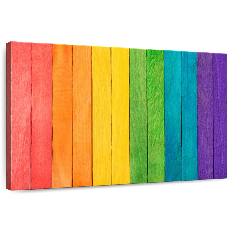 Kiahanna Pride On Wood, 34" H x 51" W