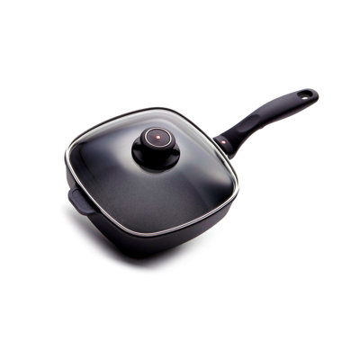 Non-Stick Cast Aluminum Saute Pan with Lid