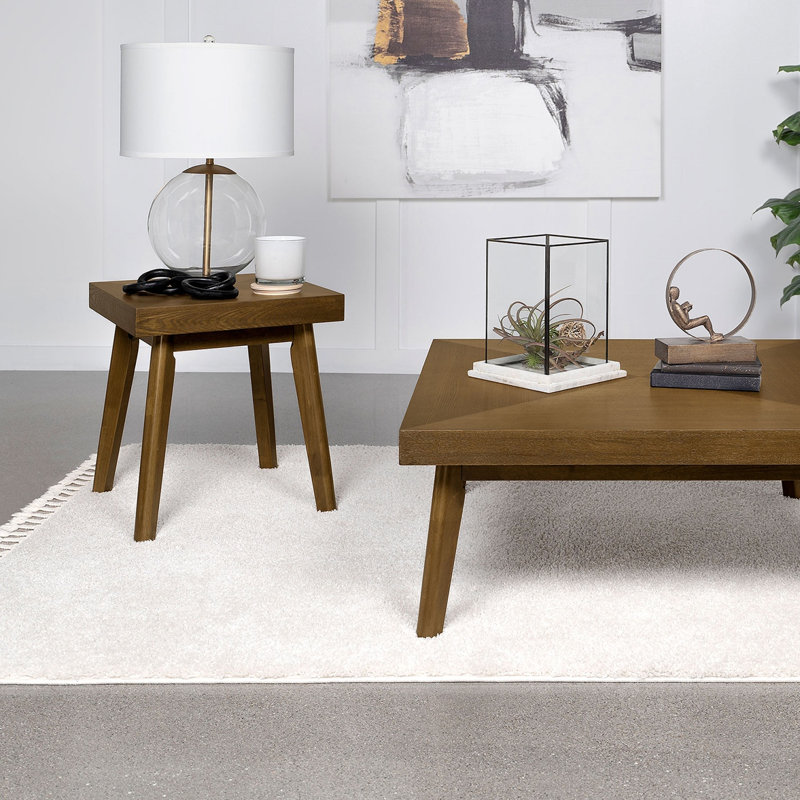 Square Wood Side Table
