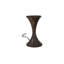 Marley Bar Stool, Perfect Brown, Stainless Steel Foot Rest