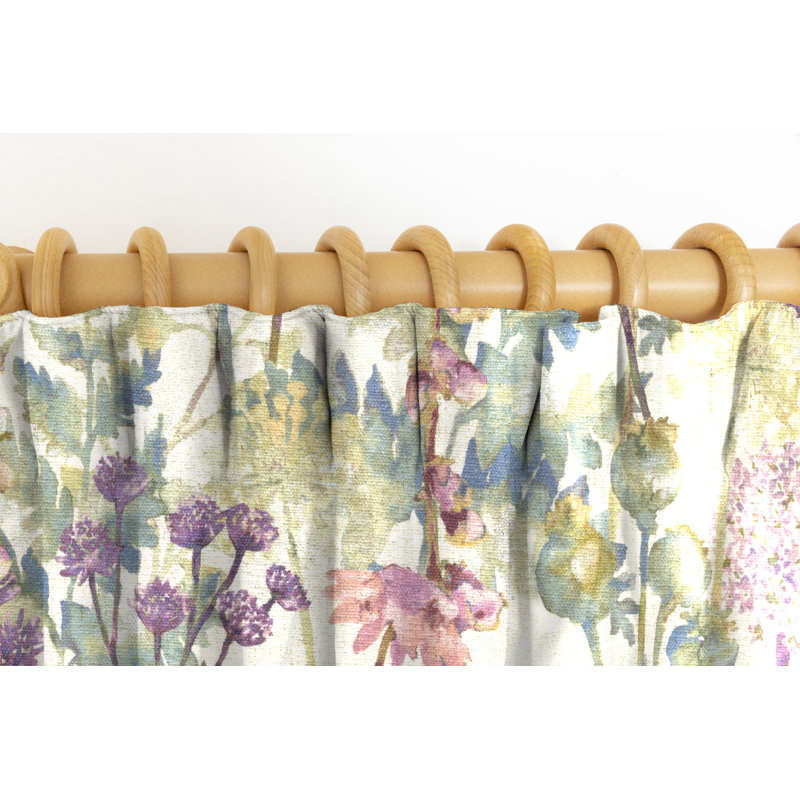 Wargo Cotton Curtain Pair, Width 228 x Drop 137cm, Blackout