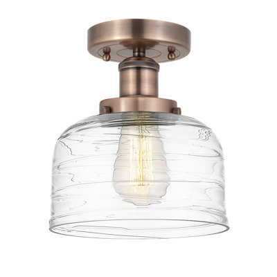 Thoa Glass Semi Flush Mount