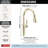 Renaldi Polished Nickel Kitchen Faucet with Pull Down Sprayer, Modern Single Hole Kitchen Sink Faucet, Single Handle,, Lumicoat Polished Nickel-101126196