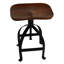 Tabouret pivotant en bois massif Bridgeview