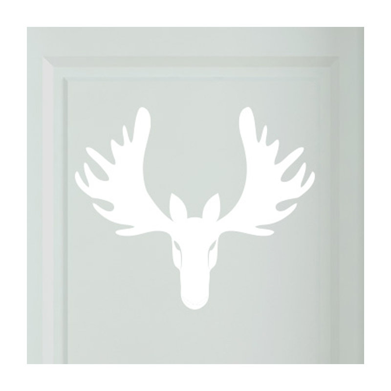 Animals Wall Decal, White