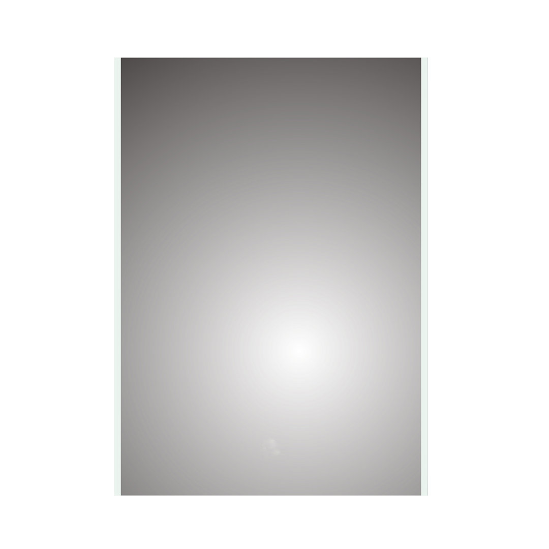 iBathUK Nebula Wall Mounted LED Illuminated Bathroom Mirror with Touchless Sensor and Demister Pad with White Lights, 500 x 700mm