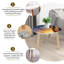 Ensemble de 2 tables basses gigognes Triangle