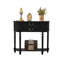 Console noire en bois massif-1287453587