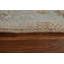 Tapis beige en laine noué à la main de conception unique 3 pi x 3 pi 11 po New Age