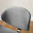 Oliver Linen / Faux Leather Upholstered Swivel & Adjustable-Height Task Chair with Wooden Back & Chrome / Black Metal Base-1588518955-1584977900