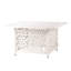 Table de foyer au propane en aluminium avec couvercle H 24,5 po x l 42 po Marquette-1721304433