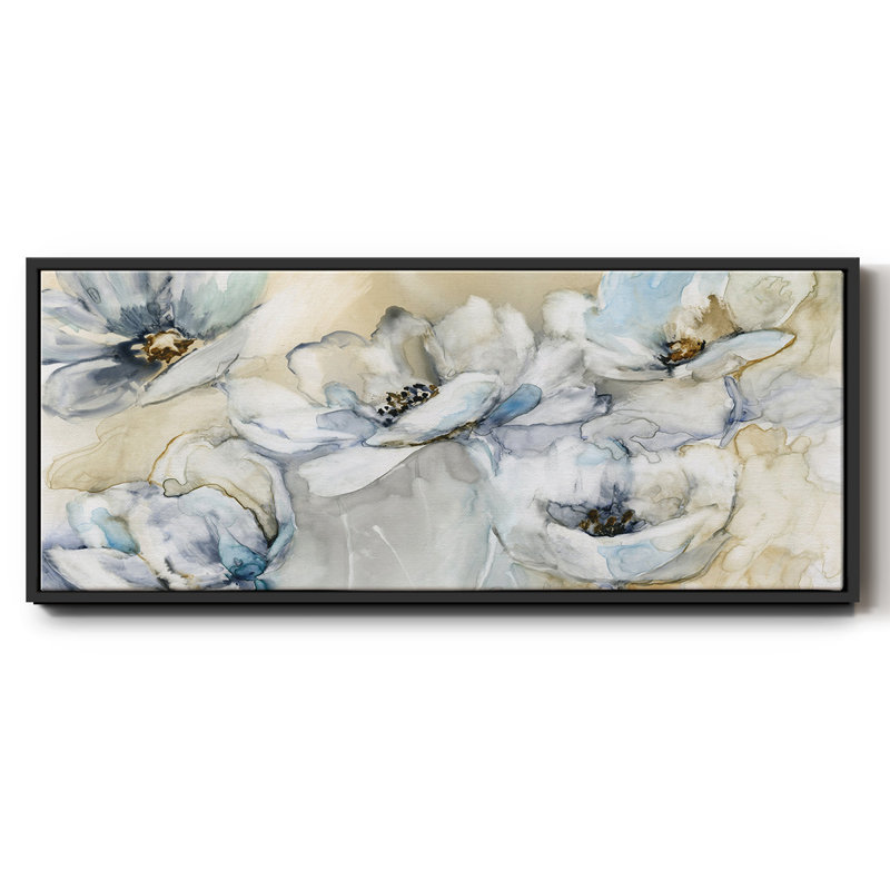 Doux fleurs - toile encadrée, H 20 po x l 50 po