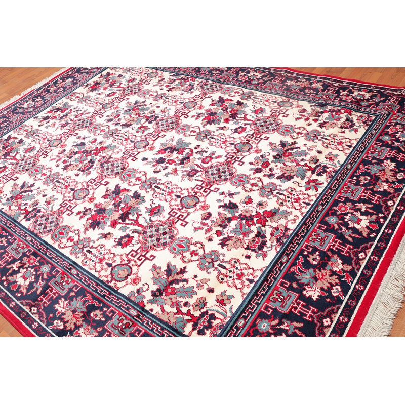 Tapis oriental aqua/brun clair/crème traditionnel Ahrens
