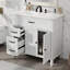 Meuble-lavabo de salle de bain avec lavabo-73189306