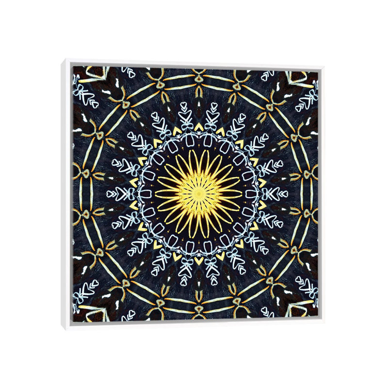 Heddo VI by LuAnn Ostergaard - Print on Canvas, White Framed, 66.04 cm H x 66.04 cm W