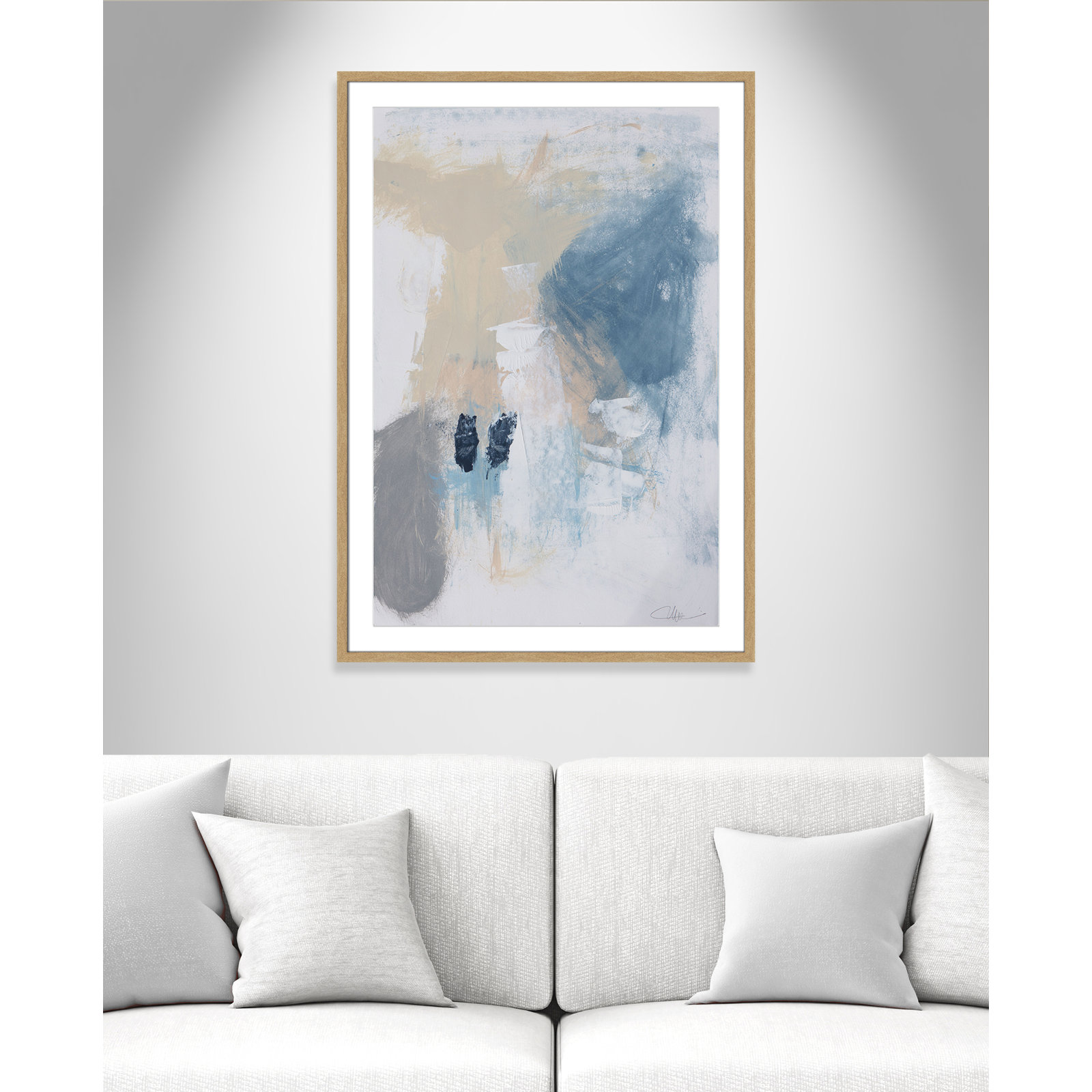 Coastal Carnival II Print by Casa Fine Arts, White, 41.5" H x 29.5" W x 1.25" D, Natural Single Picture Framed Paper
