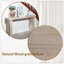 Console moderne minimaliste en bois de 58 po pour vestibule, salon et couloir - Décoration polyvalente-668195961