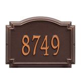 Whitehall 1-Line Wall Address Plaque