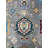 Gray Hand Knotted Wool Gray / E.Blue Traditional Classic 8' x 10' Area Rug