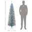 Arbre de Noël artificiel 6 pi avec arbre de Noël mince 6 pi avec 390 branches réalistes et support en plastique