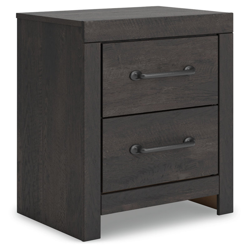 Kaysah 2 Drawer Nightstand, Gray