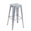 Tabourets de bar en métal sans dossier avec assemblage sans outil et conception peu encombrante-686528509-686528506