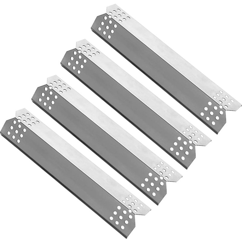 Ensemble de 4 plaques chauffantes en acier inoxydable pour les modèles de barbecue au gaz de Nexgrill, expert Grill, Kenmore, Sunbeam, Dynaglo et autres