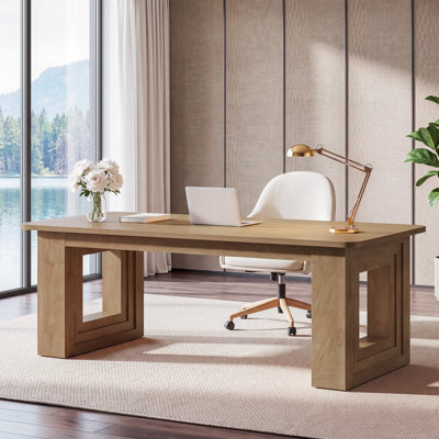 Bureau d'ordinateur 63 po, bureau de direction pour bureau personnel 63 po