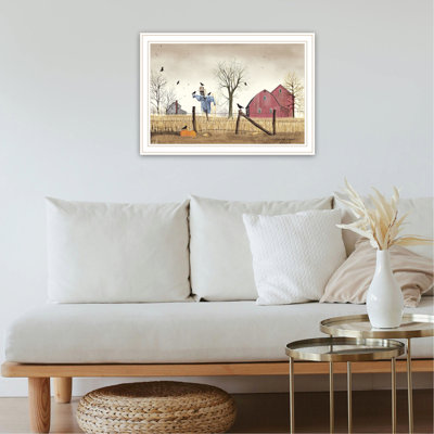 Home Wall Print. Finition à la décoloration. 20 po x 1 po x 14 po, 3 lb Art de salon durable encadré blanc Texture semblable à celle d'une toile. Look élégant