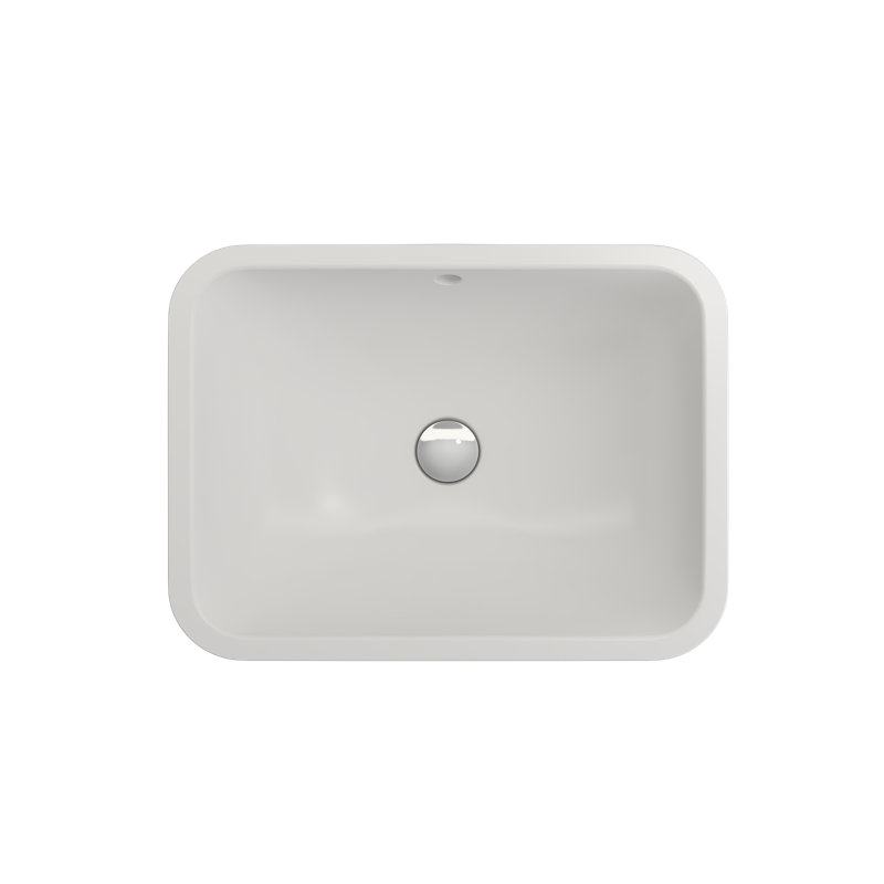 Scala 21.65'' L Bathroom Sink, Matte White