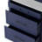 Modern 83.7Inch High Kitchen Pantry, Freestanding Tall Kitchen Hutch With Faux Marble Top, Display Cupboard Cabinet With 5 Storage Drawers And Adjustable Shelf, Blue-212073464