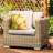 Keisha Sunflower Outdoor Square Pillow Cover and Insert-448243532