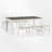 6 - Person Extendable Four Leg Dining Set-829594050-829594051-829594077