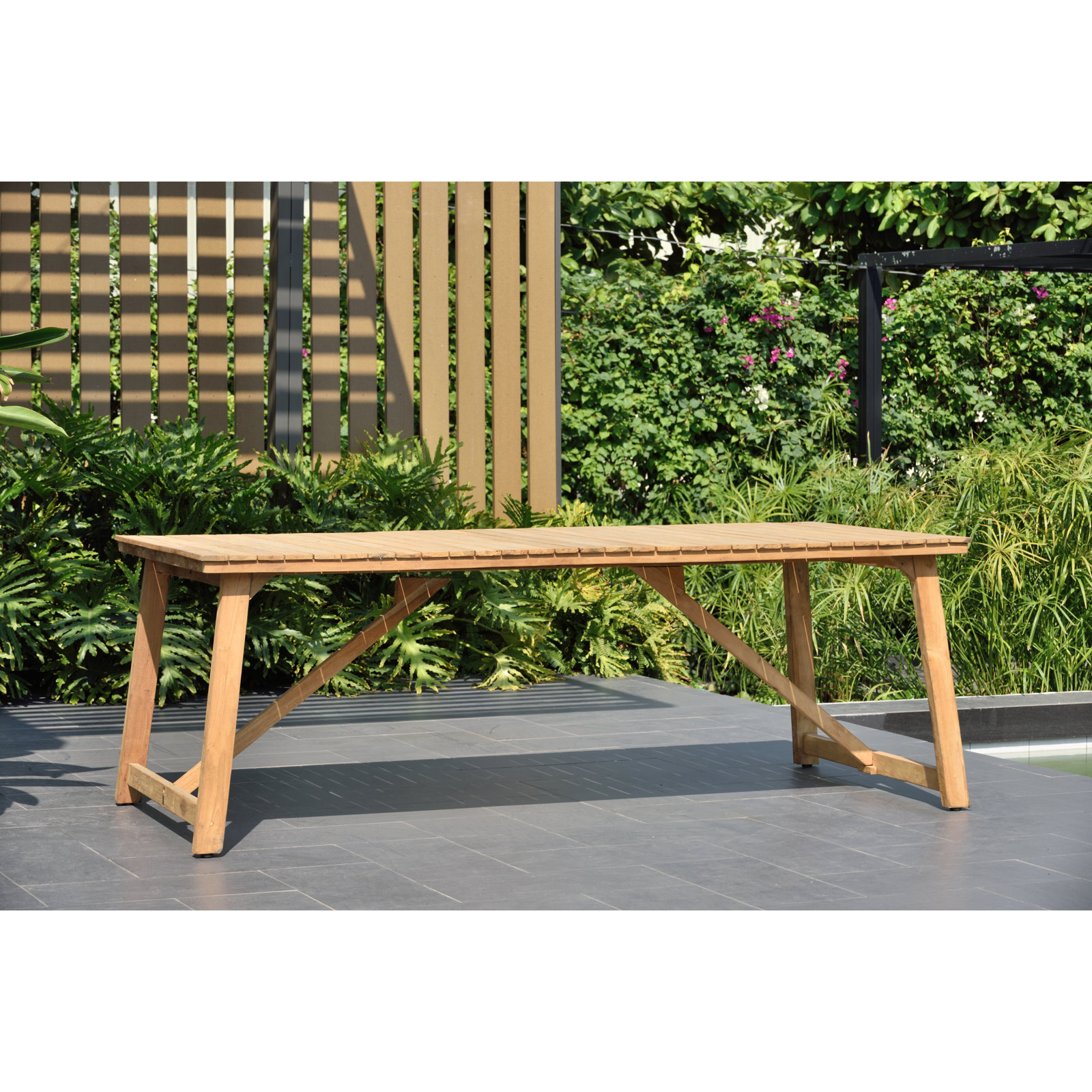 Anautica 79" Teak Patio Dining Set
