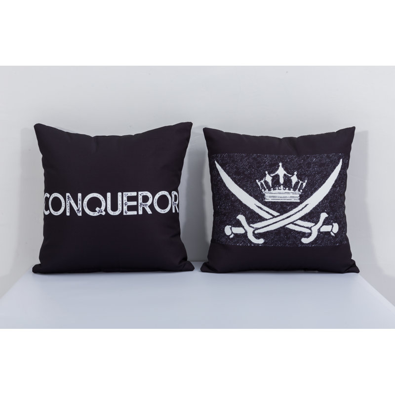 Aldham Indoor / Outdoor Square Throw Pillow Cover