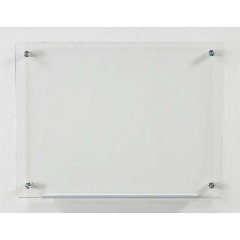 Audio-Visual Direct Non-Magnetic Clear Glass Dry-Erase Board, 18" x 24"