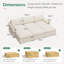 Canapé modulaire en chenille réversible Abramson-69362217