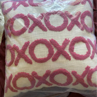 Alissa Casual Tufted Xoxo Square Cotton Pillow Cover & Insert Etta Avenue Teen Color: Lime